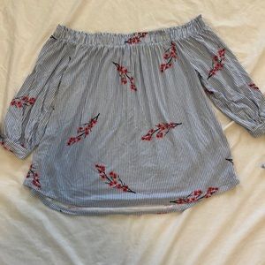 Olive+Oak Off the shoulder blouse